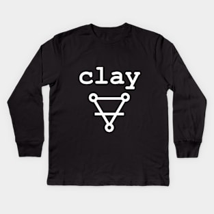 Alchemist symbol for clay t shirt Kids Long Sleeve T-Shirt